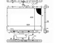 Radiator apa KIA CARENS III (UN) (2006 - 2016) NRF 59043