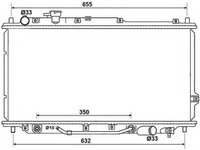 Radiator apa KIA CERATO limuzina (2001 - 2004) NRF 53033