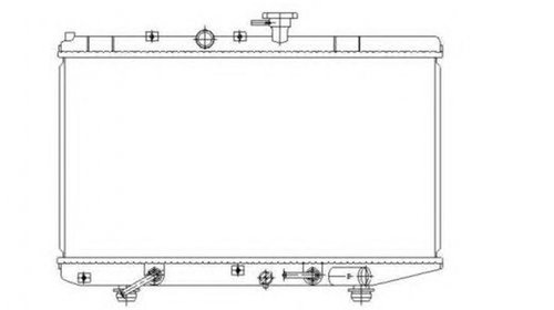 Radiator apa KIA RIO combi DC NRF 53485