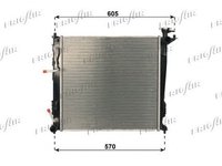 Radiator apa KIA SPORTAGE SL FRIGAIR 01333048