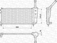 Radiator apa LANCIA Y 840A MAGNETI MARELLI 350213010000