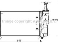 Radiator apa LANCIA YPSILON 843 AVA FT2308