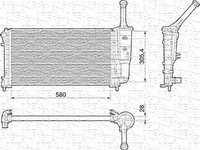 Radiator apa LANCIA YPSILON 843 MAGNETI MARELLI 350213011000