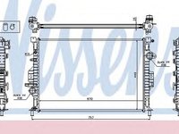 Radiator apa LAND ROVER FREELANDER 2 LF FA NISSENS 65615A