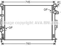 Radiator apa LAND ROVER RANGE ROVER EVOQUE LV AVA FD2422