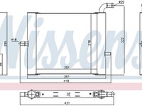 Radiator apa LAND ROVER RANGE ROVER SPORT LW NISSENS 64338