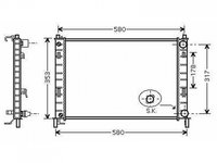 RADIATOR APA MAZDA 2 2003->2007 Radiator apa pentru 1.4 TDCI - MZ - CD cu/fara aer conditionat (50x35x2.4) PIESA NOUA ANI 2003 2004 2005 2006 2007