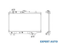 Radiator apa Mazda 323 S Mk IV (BG) 1989-1994 #2 01272042