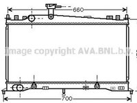 Radiator apa MAZDA 6 GG AVA MZ2161