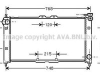 Radiator apa MAZDA MX-3 EC AVA MZ2072