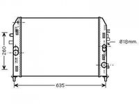 RADIATOR APA MAZDA MX-5 2005->2014 Radiator apa pentru 1.8 - 2.0 benzina (55x42) PIESA NOUA ANI 2004 2005 2006 2007 2008 2009 2010 2011 2012