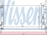 Radiator apa MERCEDES A-CLASS (W169) (2004 - 2012) NISSENS 67106
