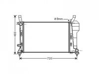 RADIATOR APA MERCEDES A-CLASS W169 2004->2012 Radiator apa pentru 1.5 - 1.7i - 8V cu/fara aer conditionat (60x37,4) MX PIESA NOUA ANI 2004 2005 2006 2007 2008 2009 2010 2011 2012