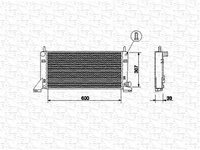 Radiator apa MERCEDES-BENZ CLK C209 MAGNETI MARELLI 350213464000