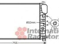 Radiator apa MERCEDES-BENZ E-CLASS W211 VAN WEZEL 30002449