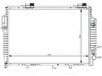 Radiator apa MERCEDES-BENZ SLK R170 NRF 59111