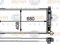 Radiator apa MERCEDES-BENZ SPRINTER 3-t bus 903 HELLA 8MK 376 721-434