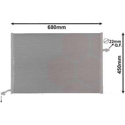 Radiator apa MERCEDES C-CLASS W205 2013->, C-CLASS Coupe C205 2015-> pentru C 200 4-matic, perioada 2015 2016 2017 2018 2019 2020 2021 2022 2023 2024 PIESA NOUA Radiator aditional, grosime fagure mm 16, cu cuplaje rapide, Diametru admisie mm 22 Diame