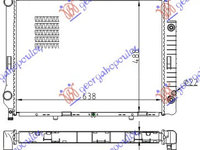 Radiator Apa - Mercedes E Class (W210)1996 1997 , 2105000903