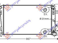 Radiator Apa - Mercedes Sprinter 209-524 (W906) 2006 , 9065000302