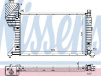 Radiator apa MERCEDES SPRINTER 3-t caroserie (903) (1995 - 2006) NISSENS 62685A