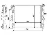 Radiator apa Mercedes VITO bus (W639) 2003-2016 #2 118167