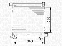 Radiator apa MINI MINI R50 R53 MAGNETI MARELLI 350213535000