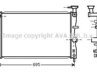 Radiator apa MITSUBISHI COLT CZC Cabriolet RG AVA MT2172