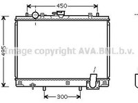 Radiator apa MITSUBISHI L 200 K7 T K6 T AVA MT2161