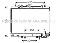 Radiator apa MITSUBISHI L 200 K7 T K6 T AVA MT2192