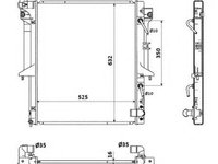 Radiator apa MITSUBISHI L 200 (KB_T, KA_T) (2004 - 2016) NRF 53909