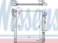 Radiator apa MITSUBISHI L 200 KB T KA T NISSENS 62896