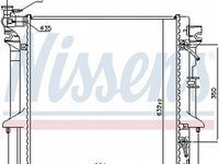 Radiator apa MITSUBISHI L 200 KB T KA T NISSENS 628966