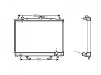 RADIATOR APA MITSUBISHI PAJERO 2006->2012 Radiator apa pentru 3,2 TD cu/fara aer conditionat 52,5x70,5x24 CV manuala/automata PIESA NOUA ANI 2006 2007 2008 2009 2010 2011 2012