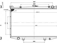 Radiator Apa Nissan 503492 11-543-076