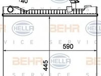 Radiator apa NISSAN CABSTAR HELLA 8MK376751221