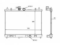 RADIATOR APA NISSAN JUKE 2010->2015 Radiator apa pentru 1 6 i 16V 38x60x16 PIESA NOUA ANI 2010 2011 2012 2013 2014 2015