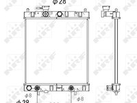 Radiator Apa Nissan Micra K11C [2th facelift] [1999 - 2003] Hatchback 3-usi 1.4 CVT (82 hp) 53510 11-544-087