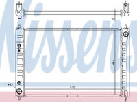 Radiator apa NISSAN MURANO (Z51) (2007 - 2016) NISSENS 68743