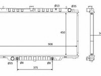 Radiator apa NISSAN PATROL GR V Wagon Y61 NRF 58548