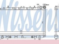 Radiator apa NISSAN PRIMERA Traveller W10 NISSENS 629731