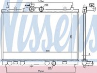 Radiator apa NISSAN TIIDA hatchback C11X NISSENS 68741