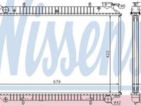 Radiator apa NISSAN VANETTE CARGO caroserie HC 23 NISSENS 62921A