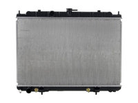 Radiator apa Nissan X-Trail, 10.2000-07.2003 Motor 2,0 Benzina, Cv Automata, Aluminiu/Plastic Brazat, 686x450x26, Calsonic, Admisie /Evacuare Diametrul De 35/35, SRL, OE: 214608h303,