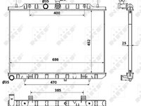 Radiator Apa Nissan X-Trail T31 2007 2008 2009 2010 2011 Crossover 53911 11-544-414