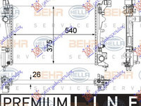 RADIATOR APA OPEL ADAM 2012-> Radiator apa benzina cu/fara aer conditionat 54x37,5 BEHR ALT PIESA NOUA ANI 2012 2013 2014 2015 2016 2017