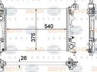 Radiator apa OPEL ADAM HELLA 8MK 376 756-321