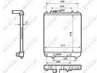 Radiator Apa Opel Agila 1 (facelift) 2003 2004 2005 2006 2007 53825