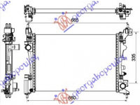 Radiator Apa - Opel Agila 1999 , 13182786