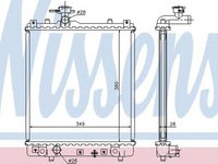 Radiator apa OPEL AGILA A H00 NISSENS 63014A